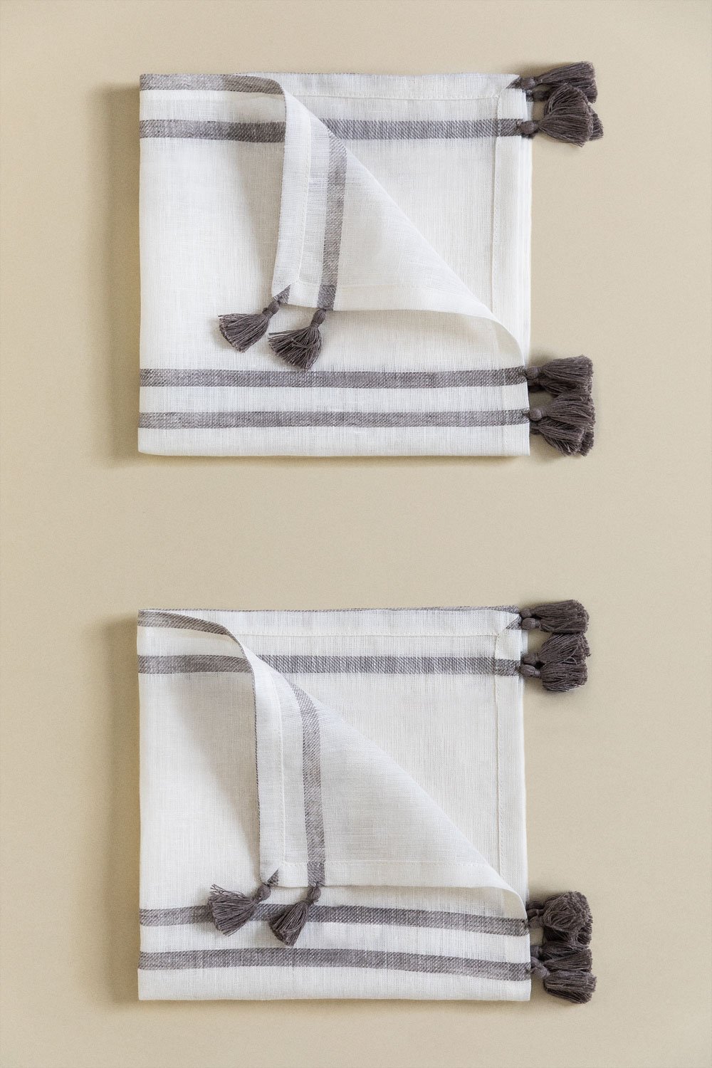 Isabella set of 2 linen napkins , gallery image 2