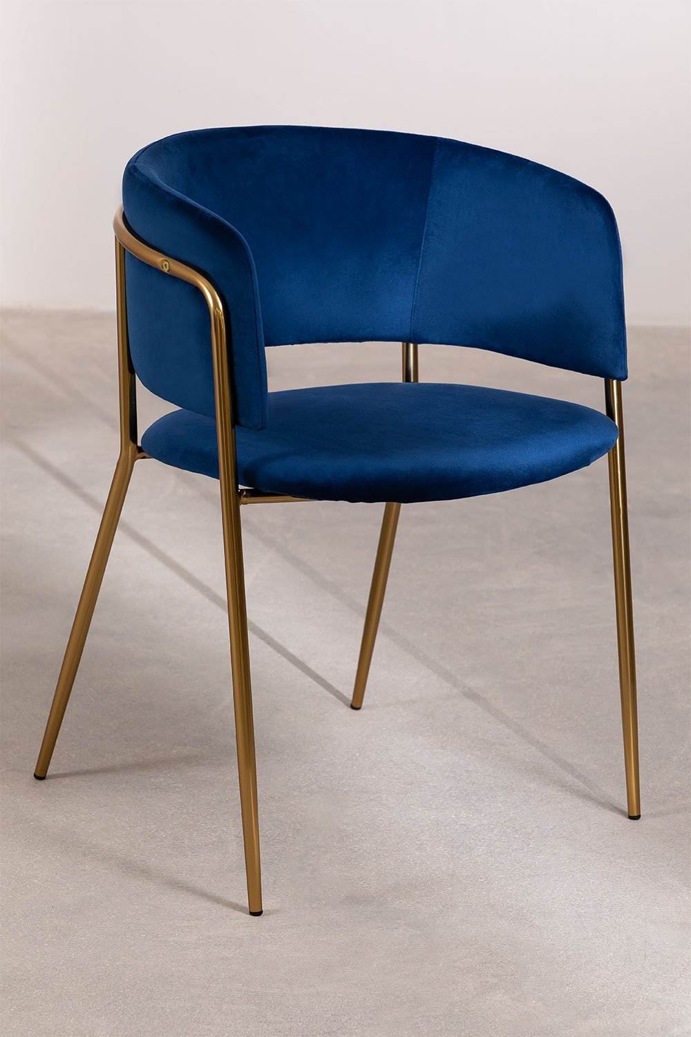 Velvet Dining Chair Nalon Style, gallery image 2