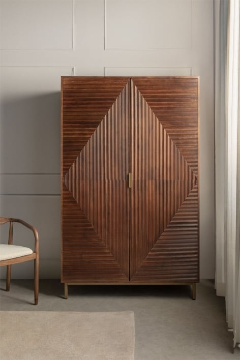 Baty Mango Wood Wardrobe - mango wood