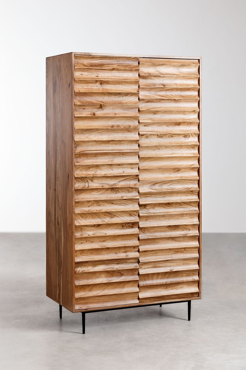 Acacia Wood Wardrobe Petter , gallery image 2