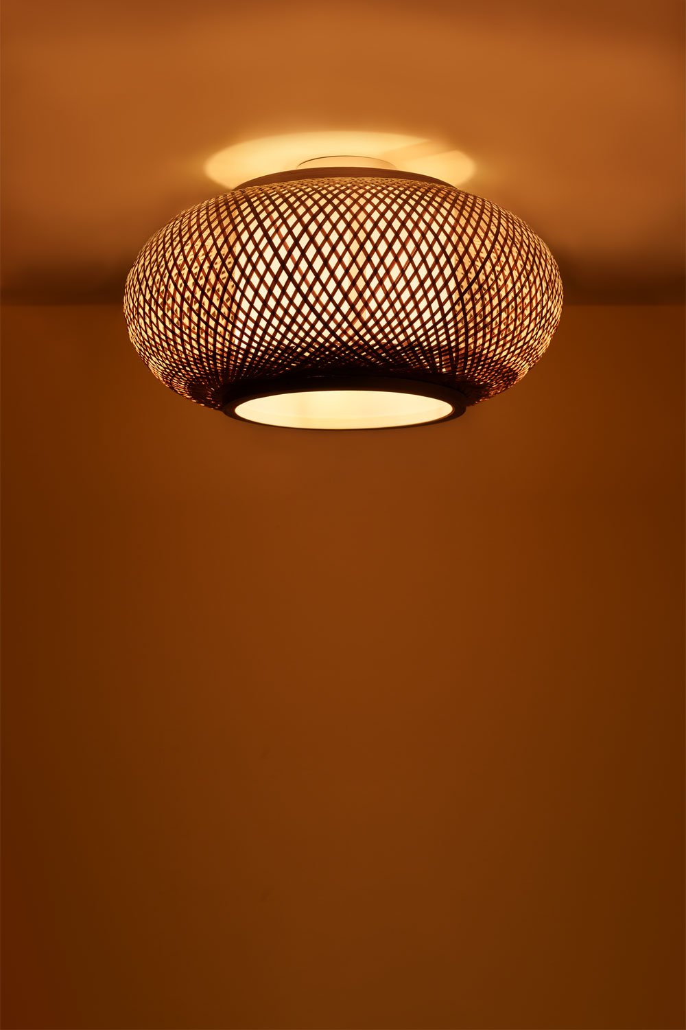 Terles Bamboo Ceiling Lamp, gallery image 2