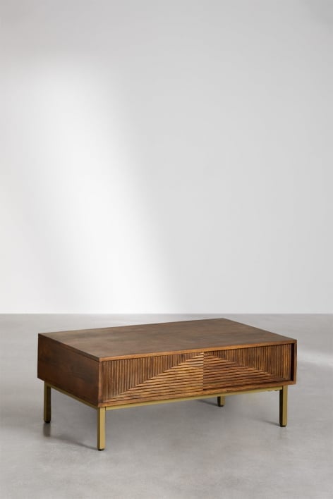 Baty mango wood coffee table