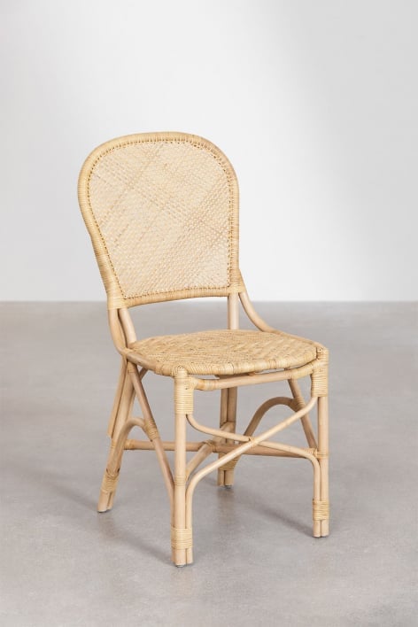 Pack of 2 Zariel rattan garden chairs