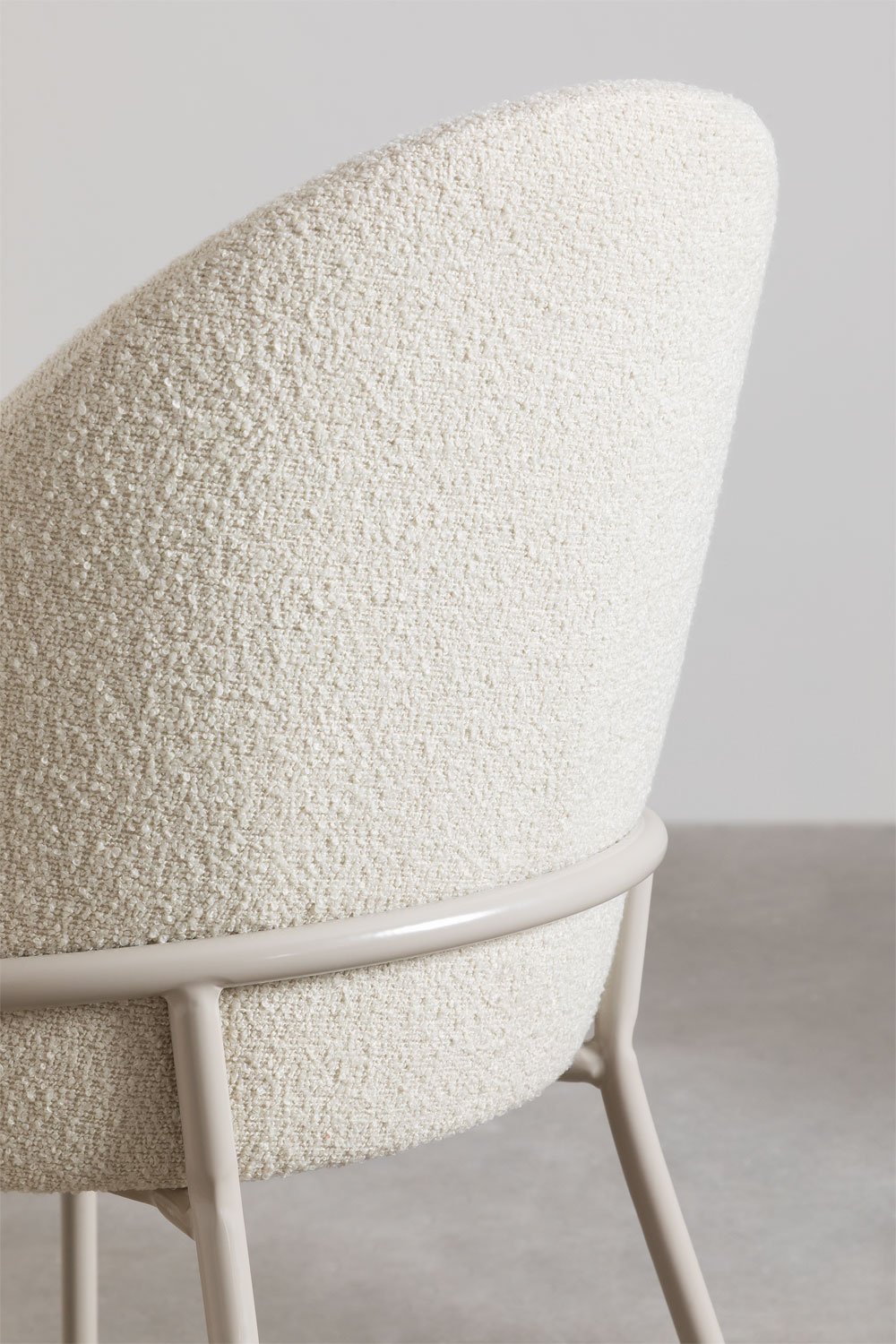 Pack of 4 Grolet upholstered dining chairs, gallery image 6