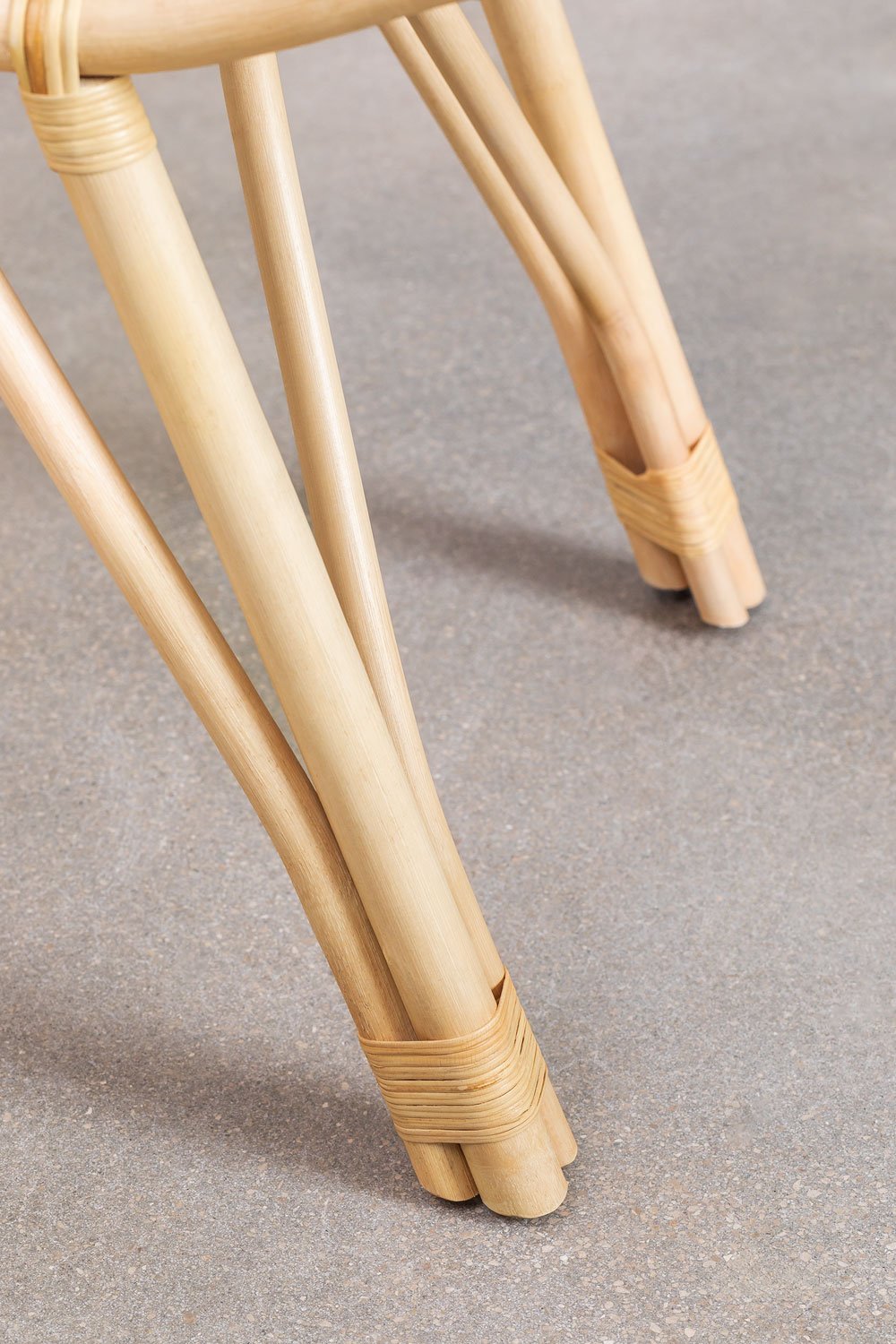 Trevijon Low Rattan Stool SKLUM