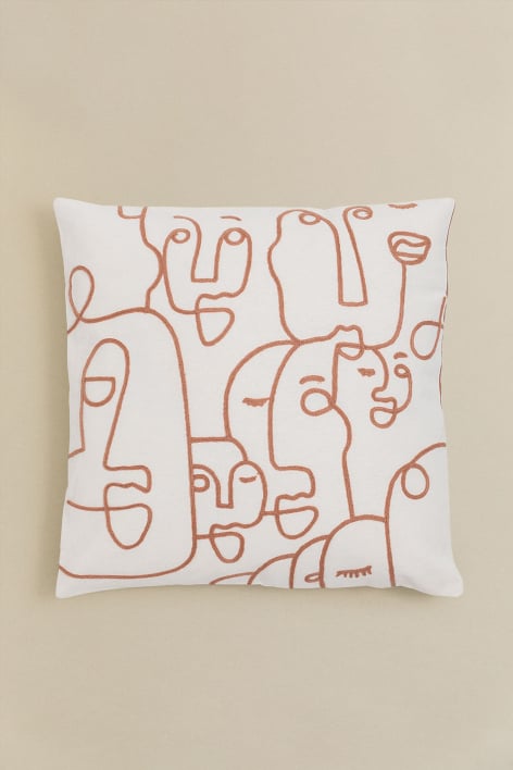 Square Cotton Cushion (45x45 cm) Mume