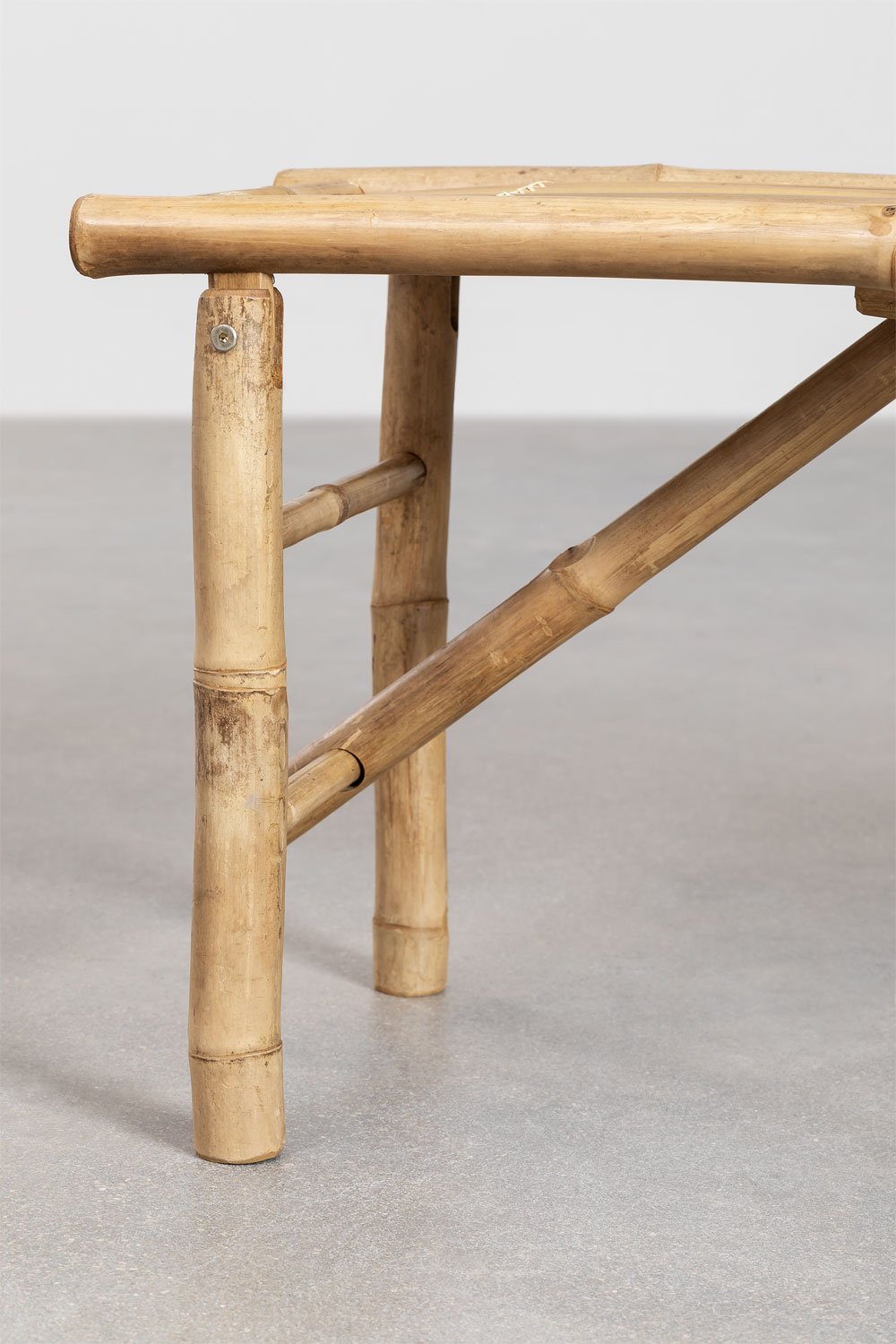 Feliu decorative bamboo bench, gallery image 5