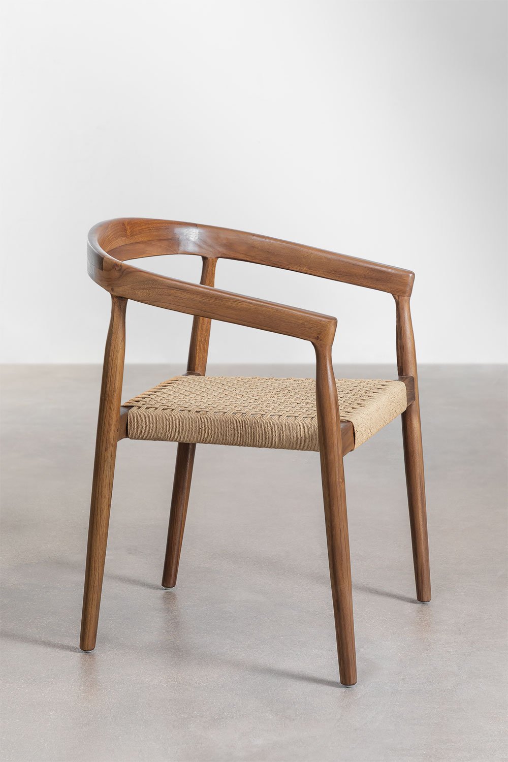 Visby Design Teak Wood Dining Chair, gallery image 2