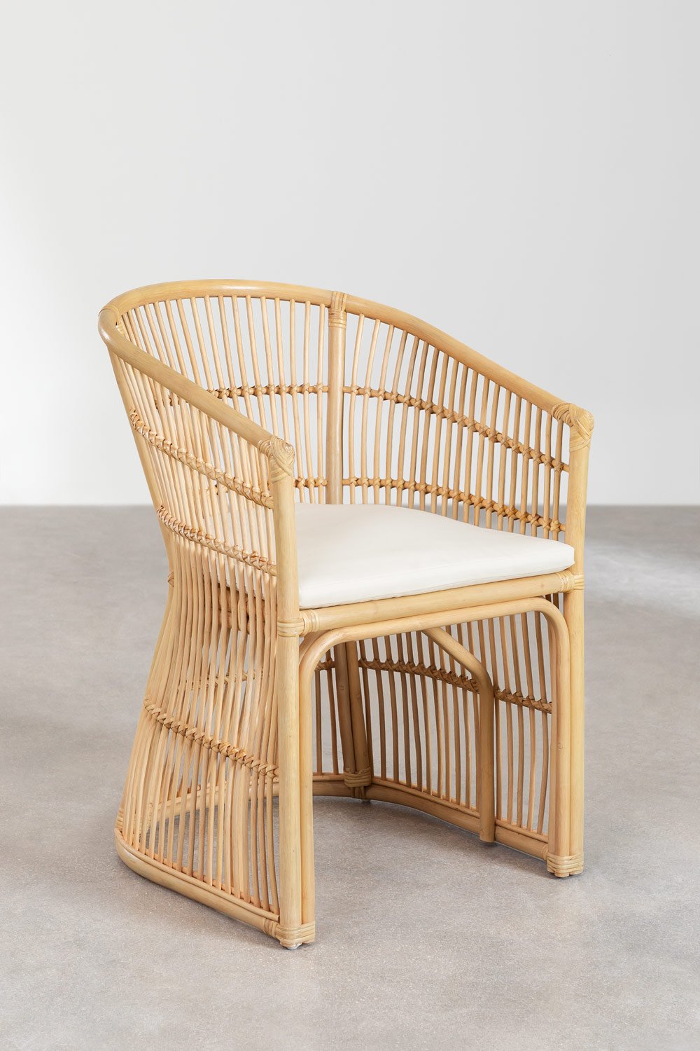 Izabal Rattan Dining Chair, gallery image 1