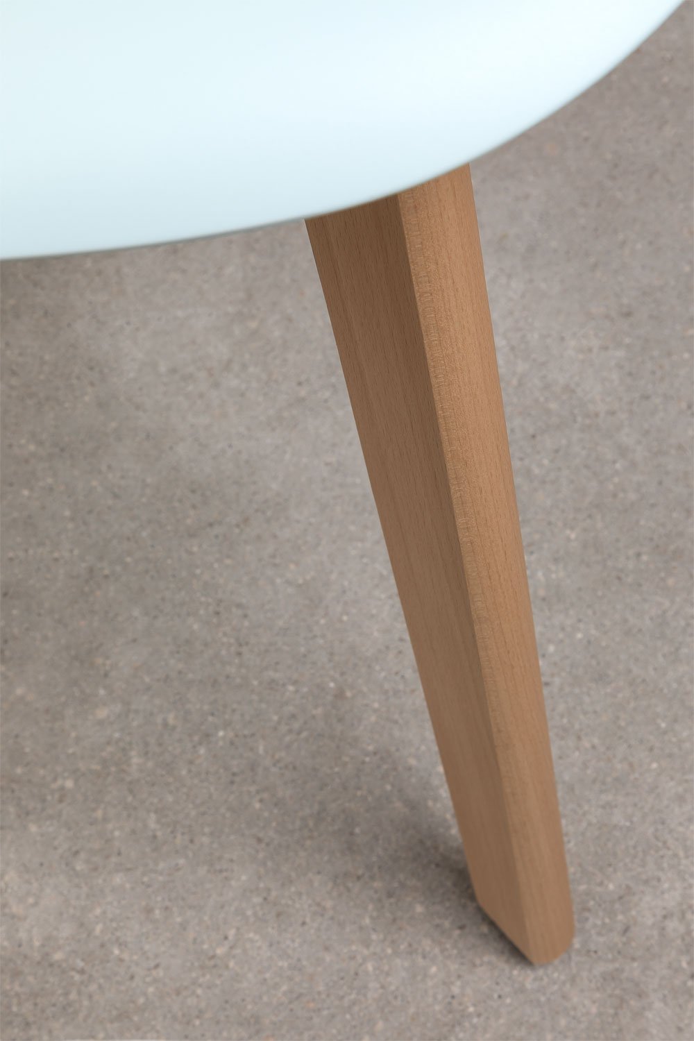 Scand Nordic dining chair set of 2 in polypropylene and beech wood, gallery image 7