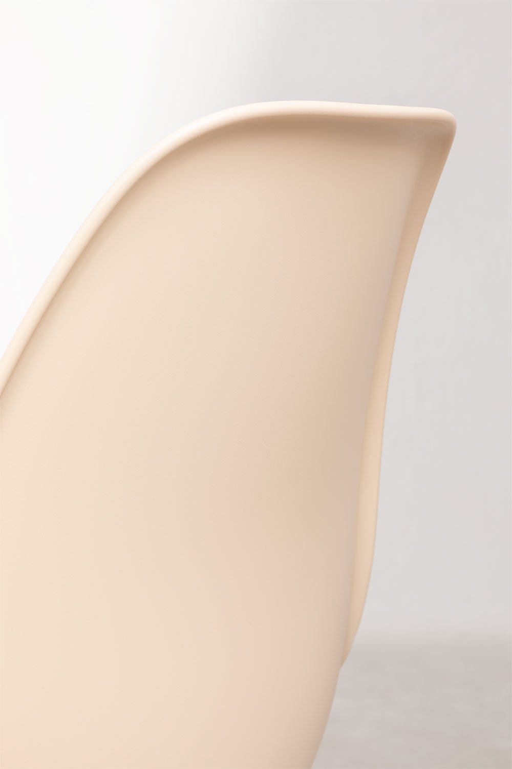 Scand Nordic dining chair set of 2 in polypropylene and beech wood, gallery image 6