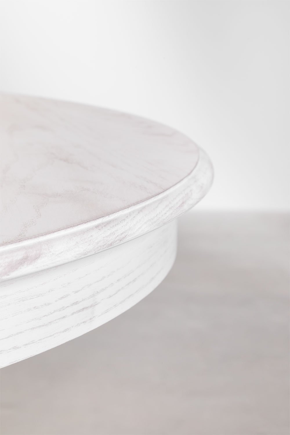 Oval Wooden Extendable Dining Table (128-178x120 cm) EKTRA, gallery image 4