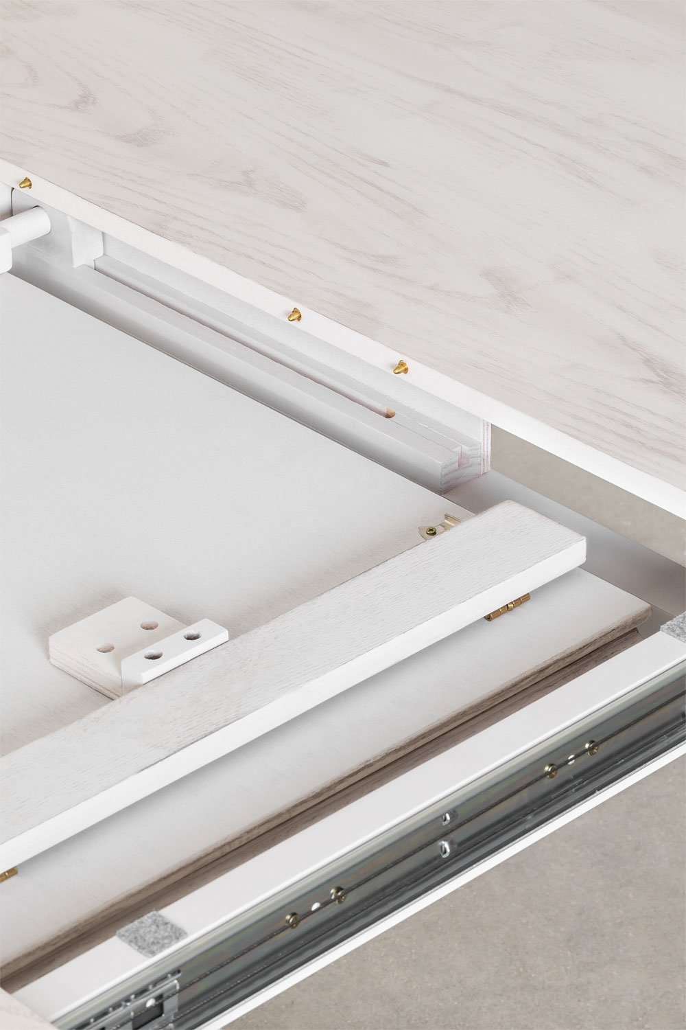 Oval Wooden Extendable Dining Table (128-178x120 cm) EKTRA, gallery image 5