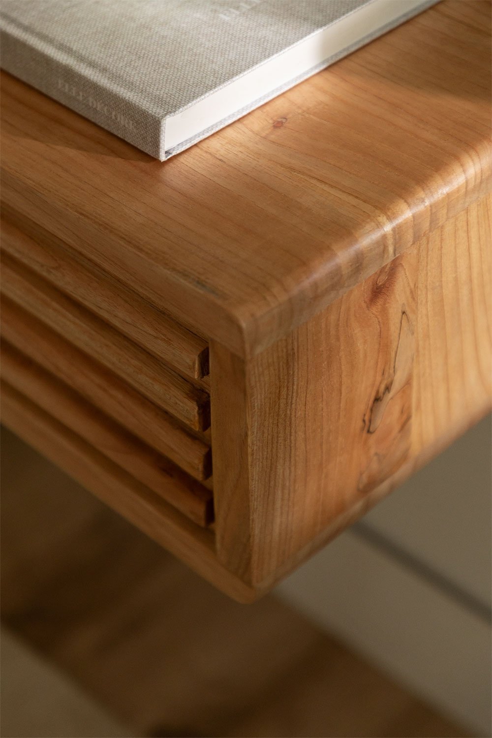 Deleyna Floating Wooden Nightstand, gallery image 2