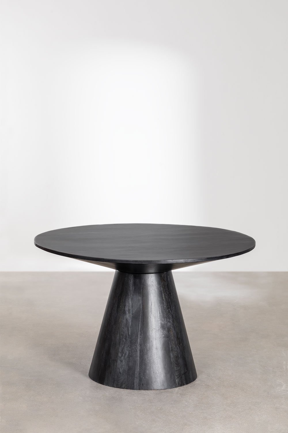 Round Mango Wood Dining Table Weymar (Ø120 cm), gallery image 2