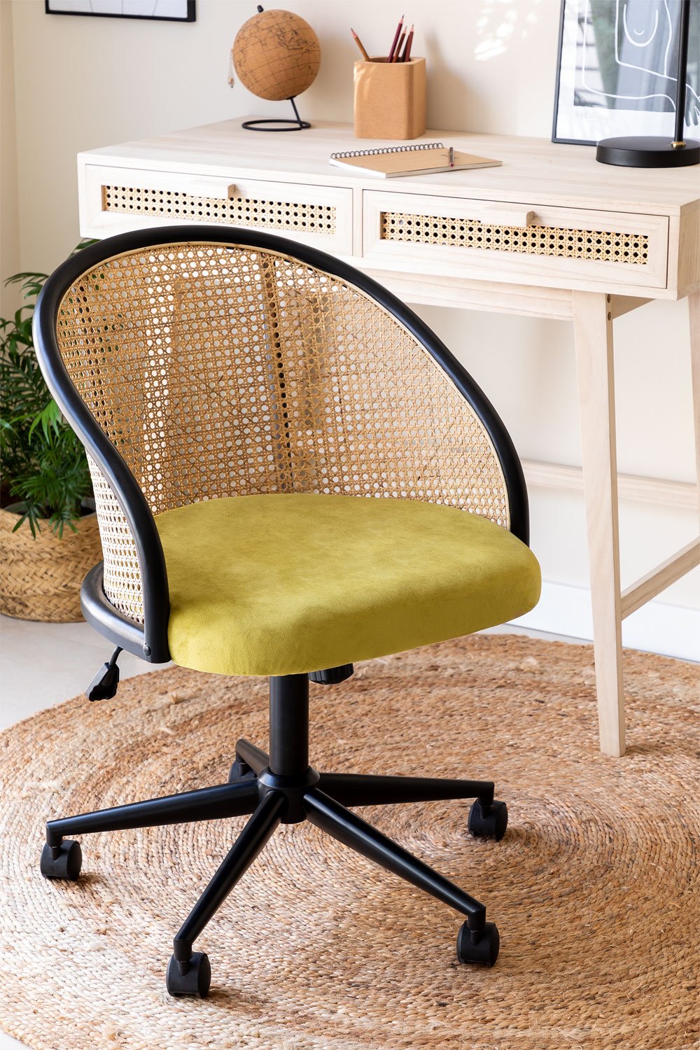 Office Chair on casters Kloe Black