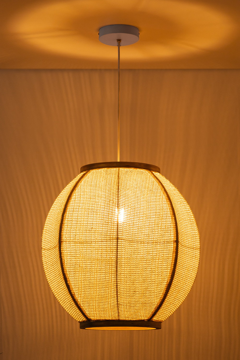 Ziyec Linen Ceiling Lamp, gallery image 2