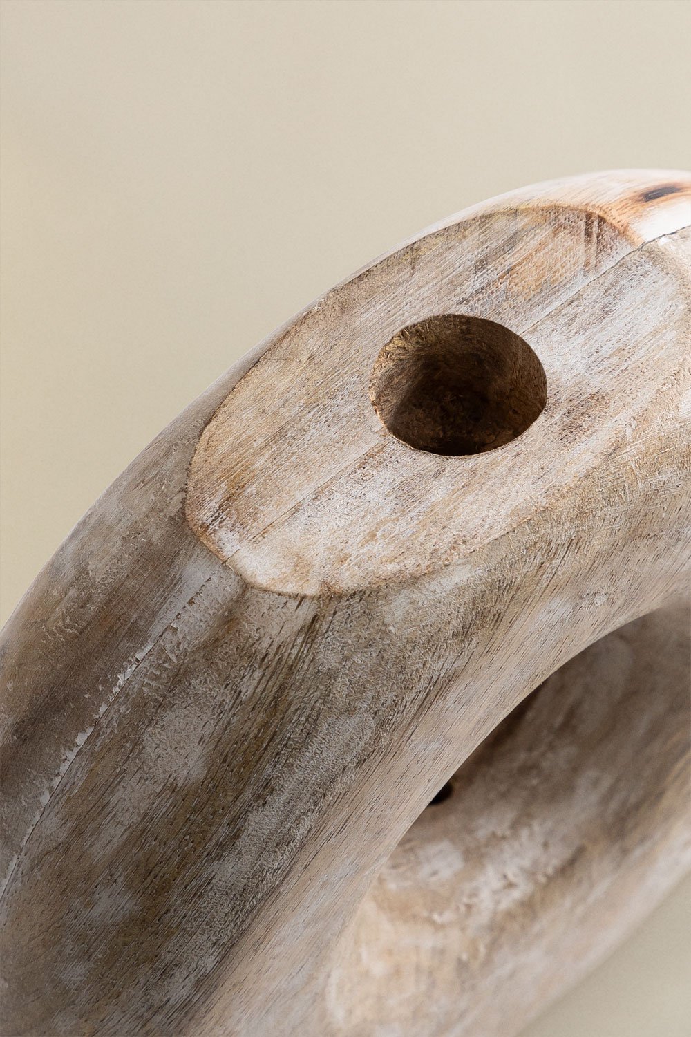 Kerala mango wood vase  , gallery image 4