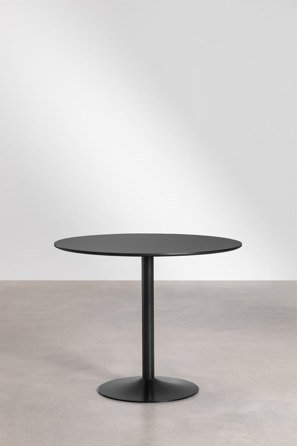 Round Dining Table in MDF and Metal Yvetta , gallery image 2