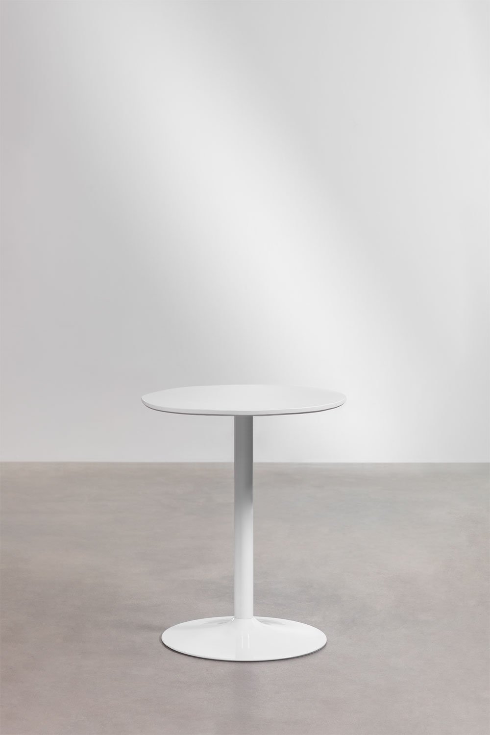 Round Dining Table in MDF and Metal Yvetta , gallery image 1