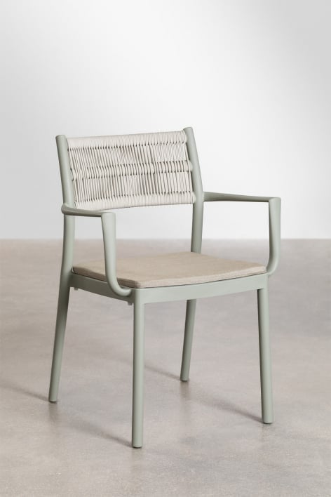 Favila Stackable Dining Chair with Armrests