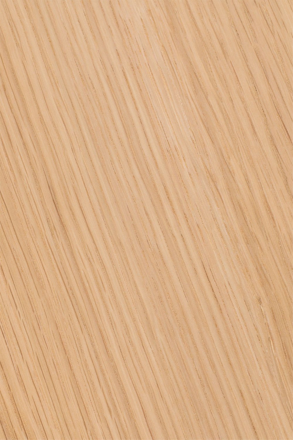 And oak veneer and iron dining chair, gallery image 9