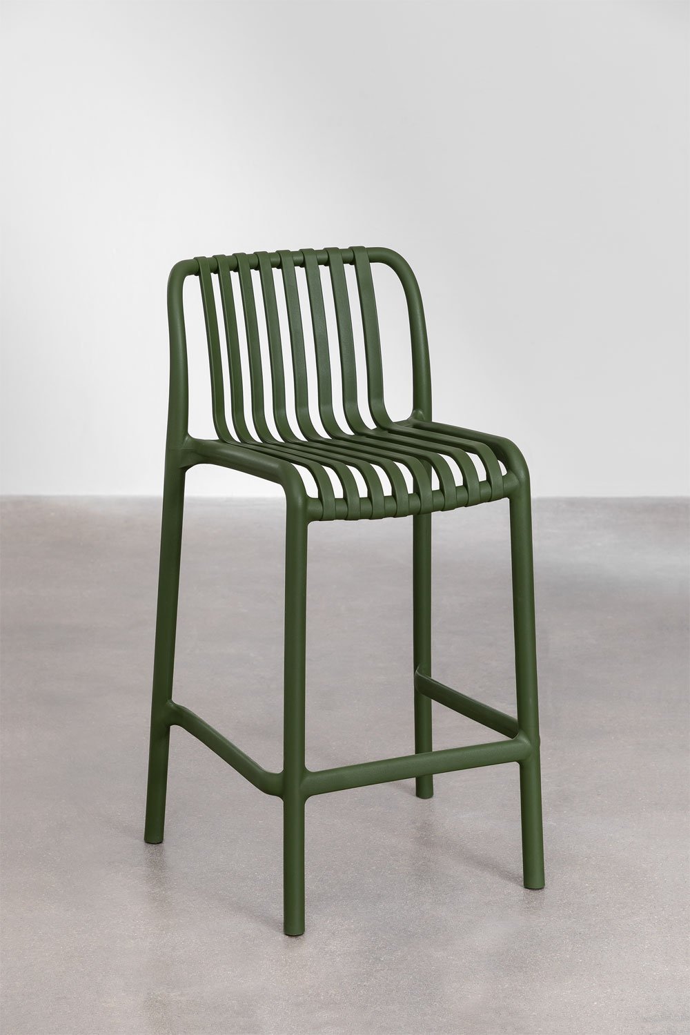 Pesto Green High Stool 65cm Wendell, gallery image 1