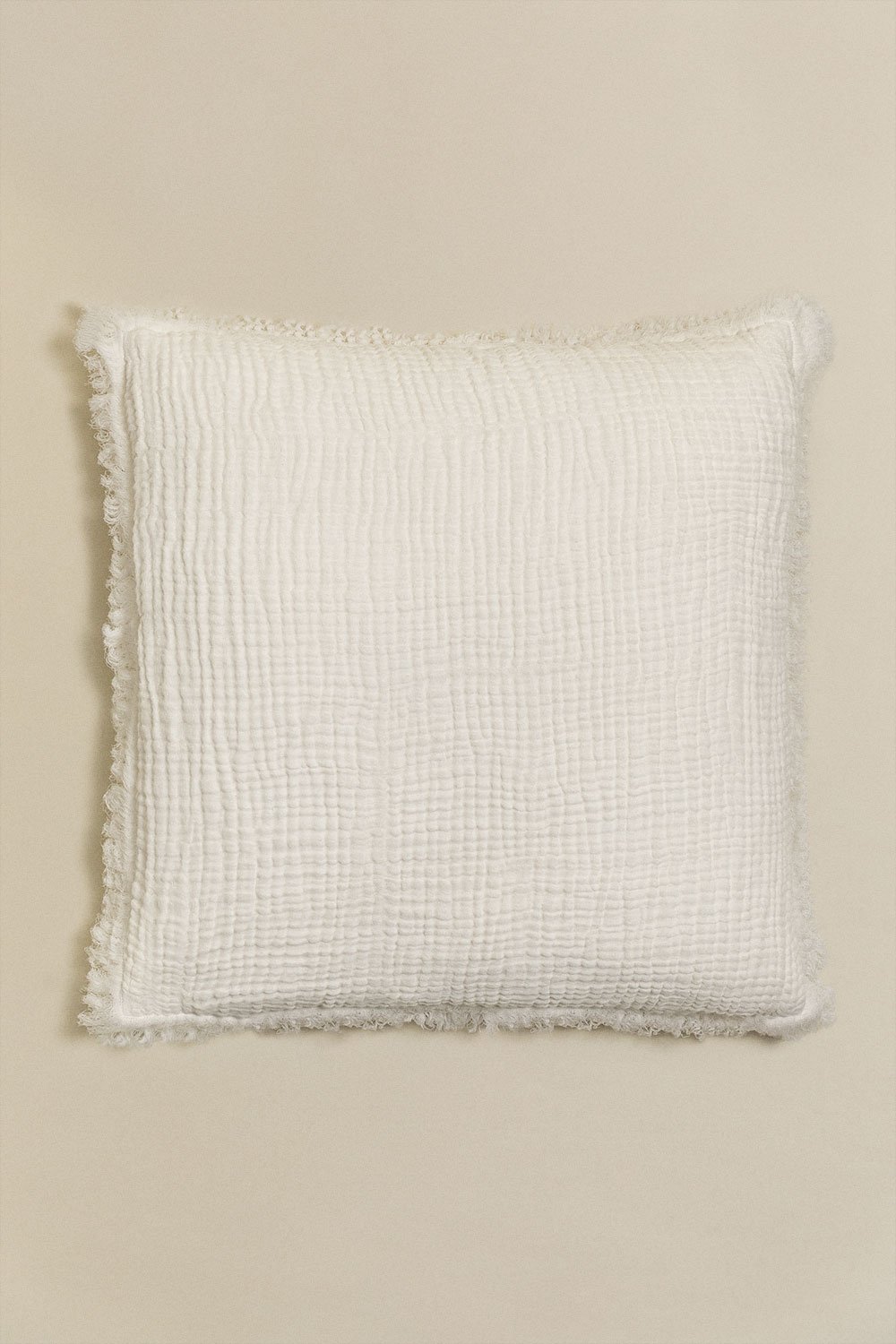Square Cotton Gauze Cushion (45x45 cm) Jobert, gallery image 2