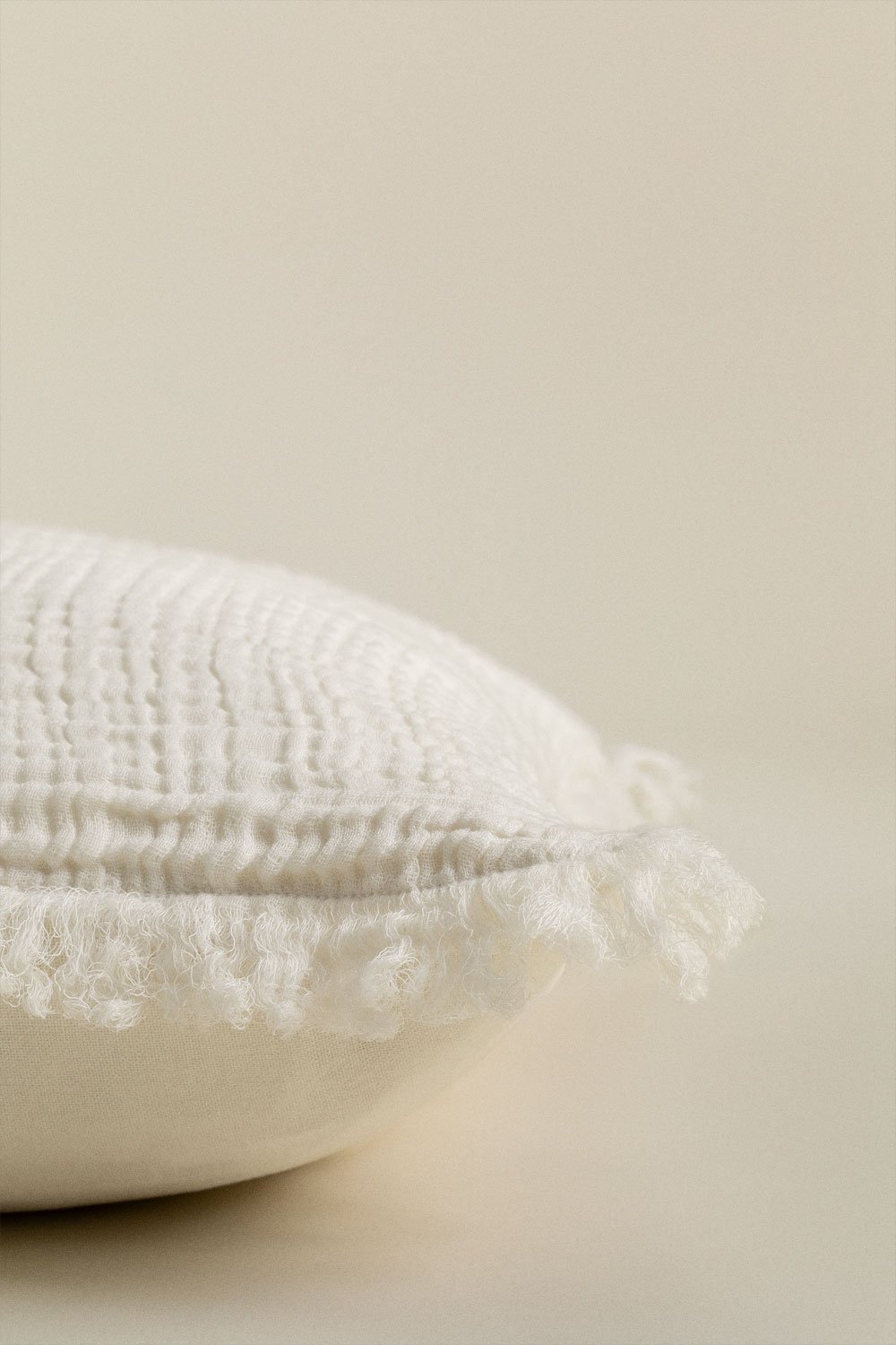 Square Cotton Gauze Cushion (45x45 cm) Jobert, gallery image 4