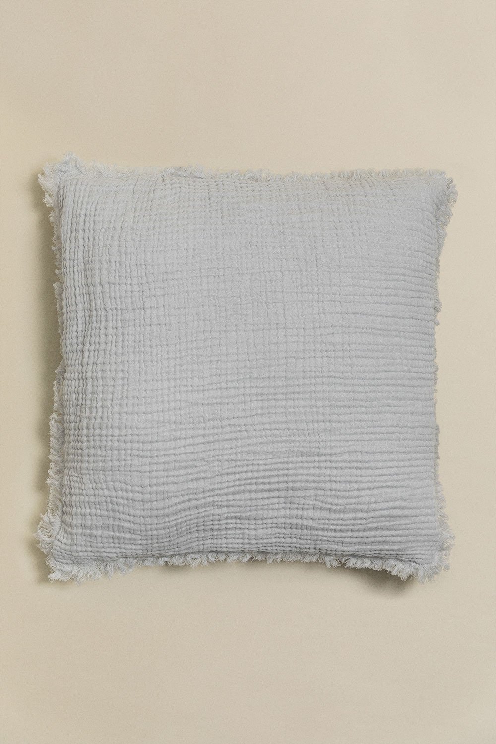 Square Cotton Gauze Cushion (45x45 cm) Jobert, gallery image 2