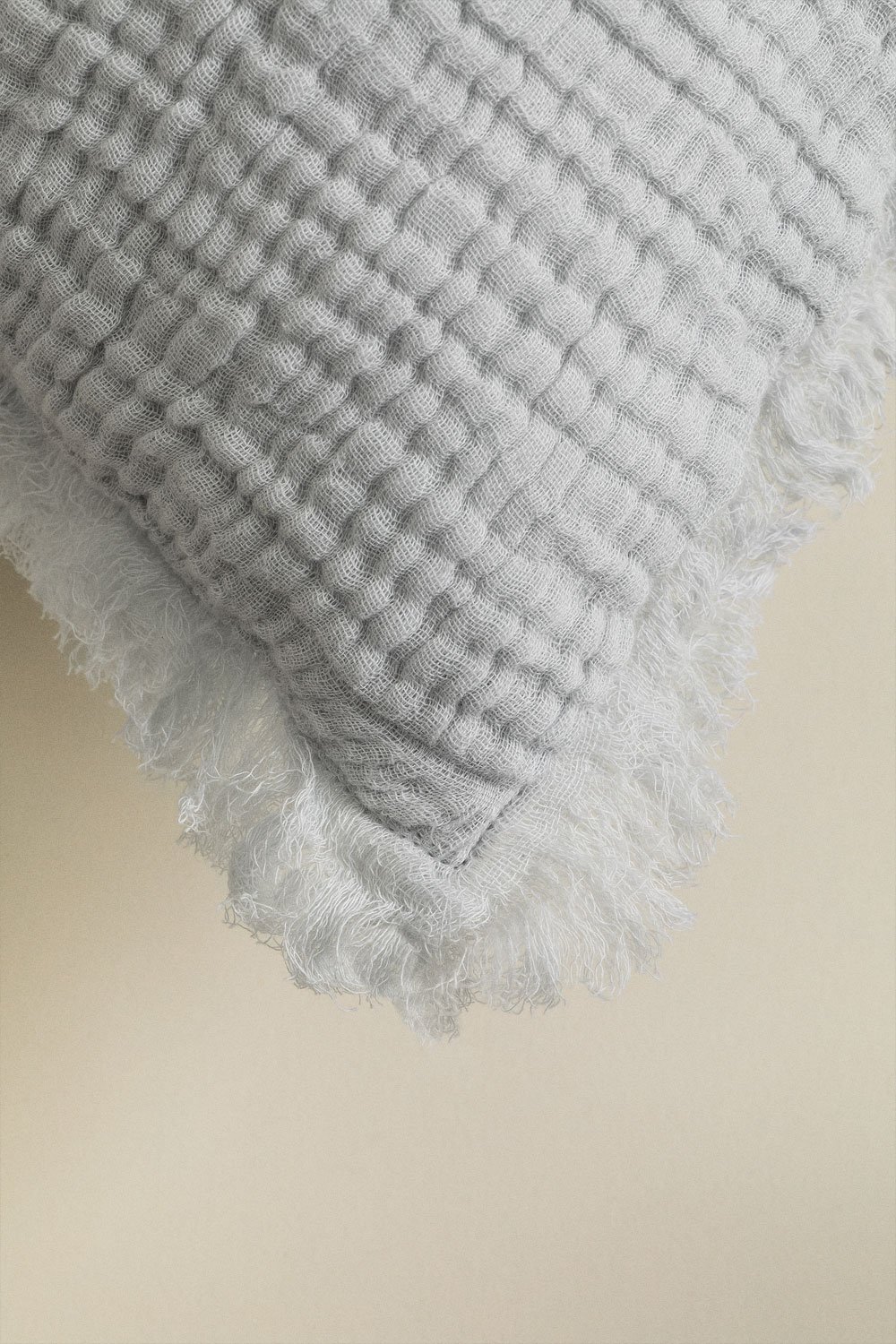 Square cushion 45x45 cm cotton gauze Jobert, gallery image 5