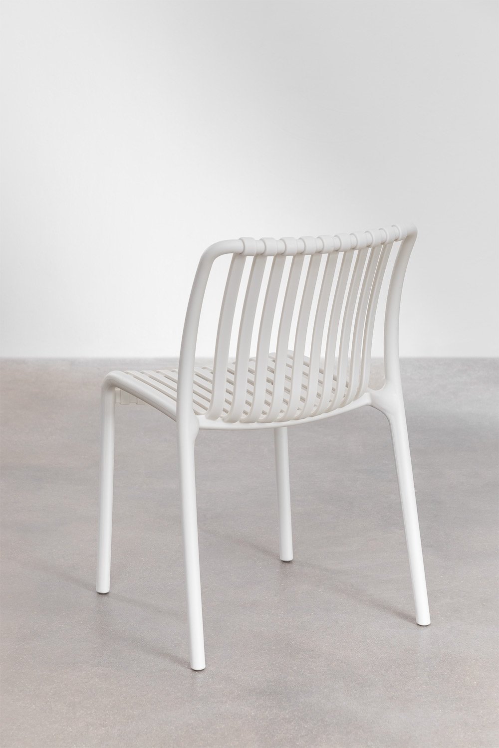 Pack of 2 stackable Wendell polypropylene garden chairs, gallery image 4