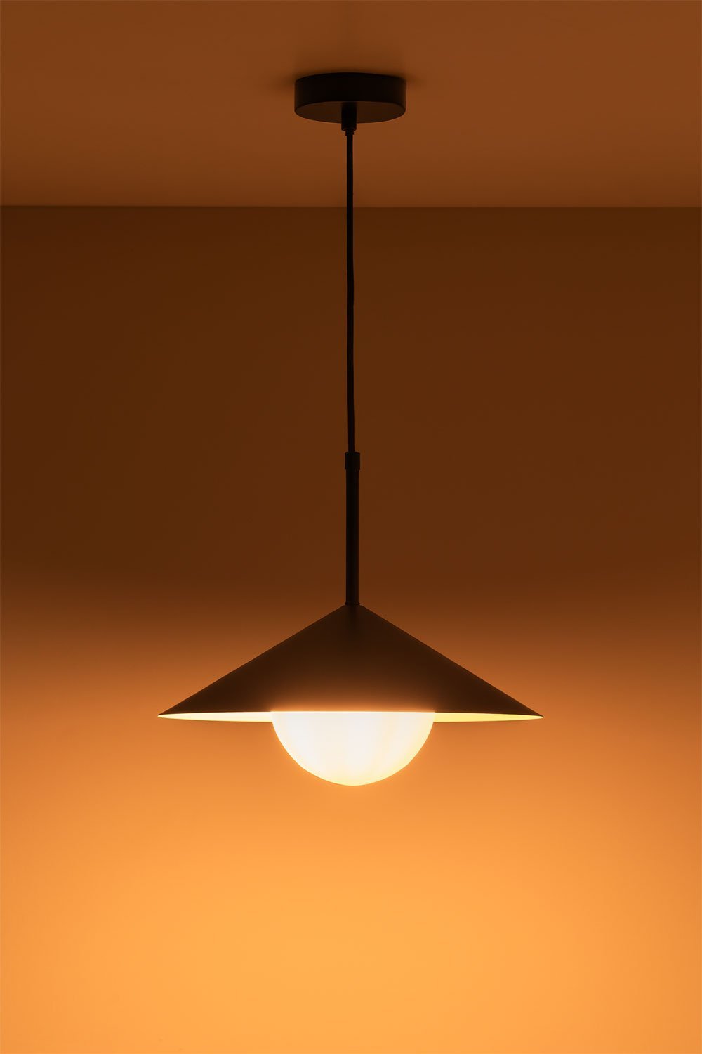 Bagioli Iron Ceiling Lamp, gallery image 2