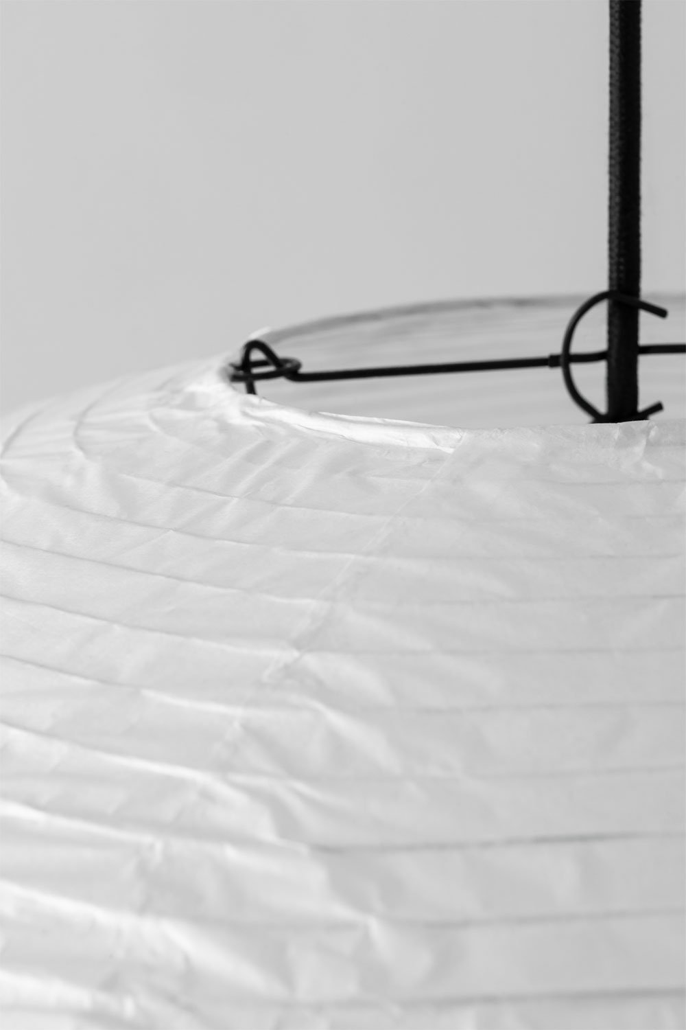 Gogian rice paper ceiling lamp, gallery image 4