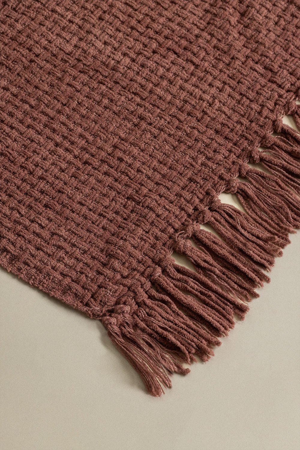 Chenille Tirset plaid blanket, gallery image 4