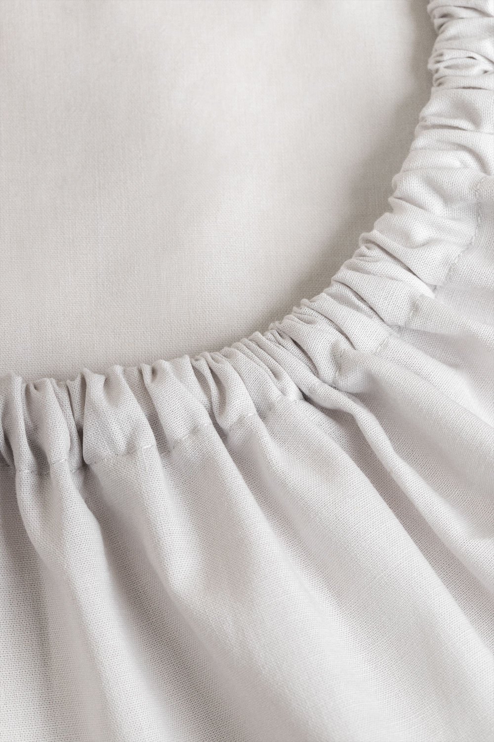 Lesia 180-thread count percale cotton fitted sheet, gallery image 3