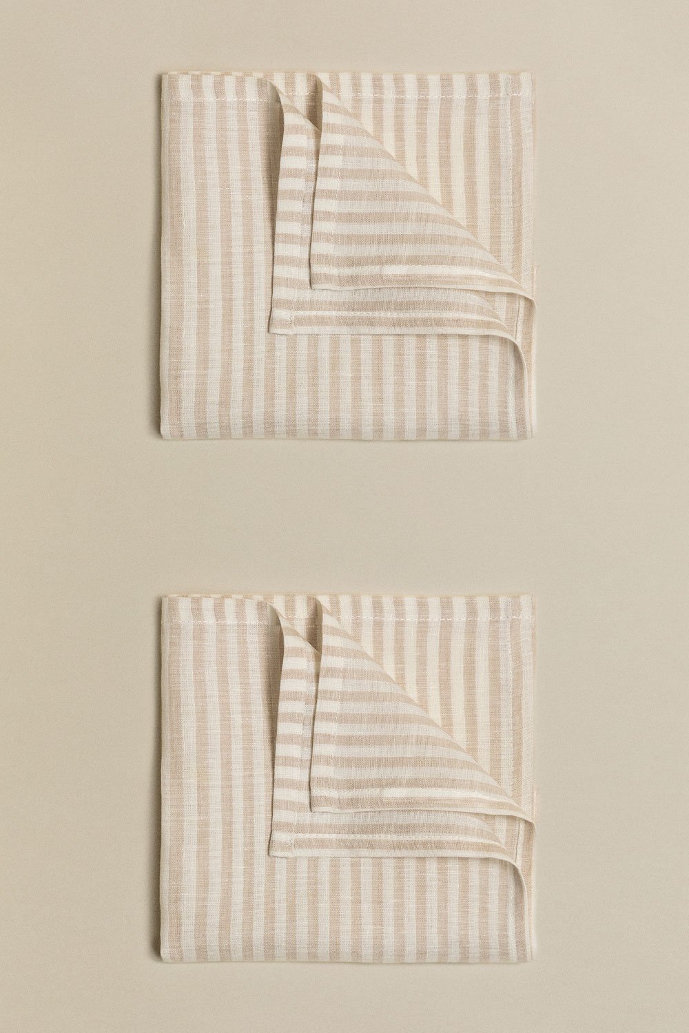 Set of 2 Nireta linen napkins, gallery image 3