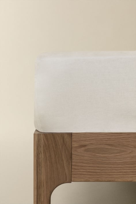Sorana 160g/m² linen fitted sheet