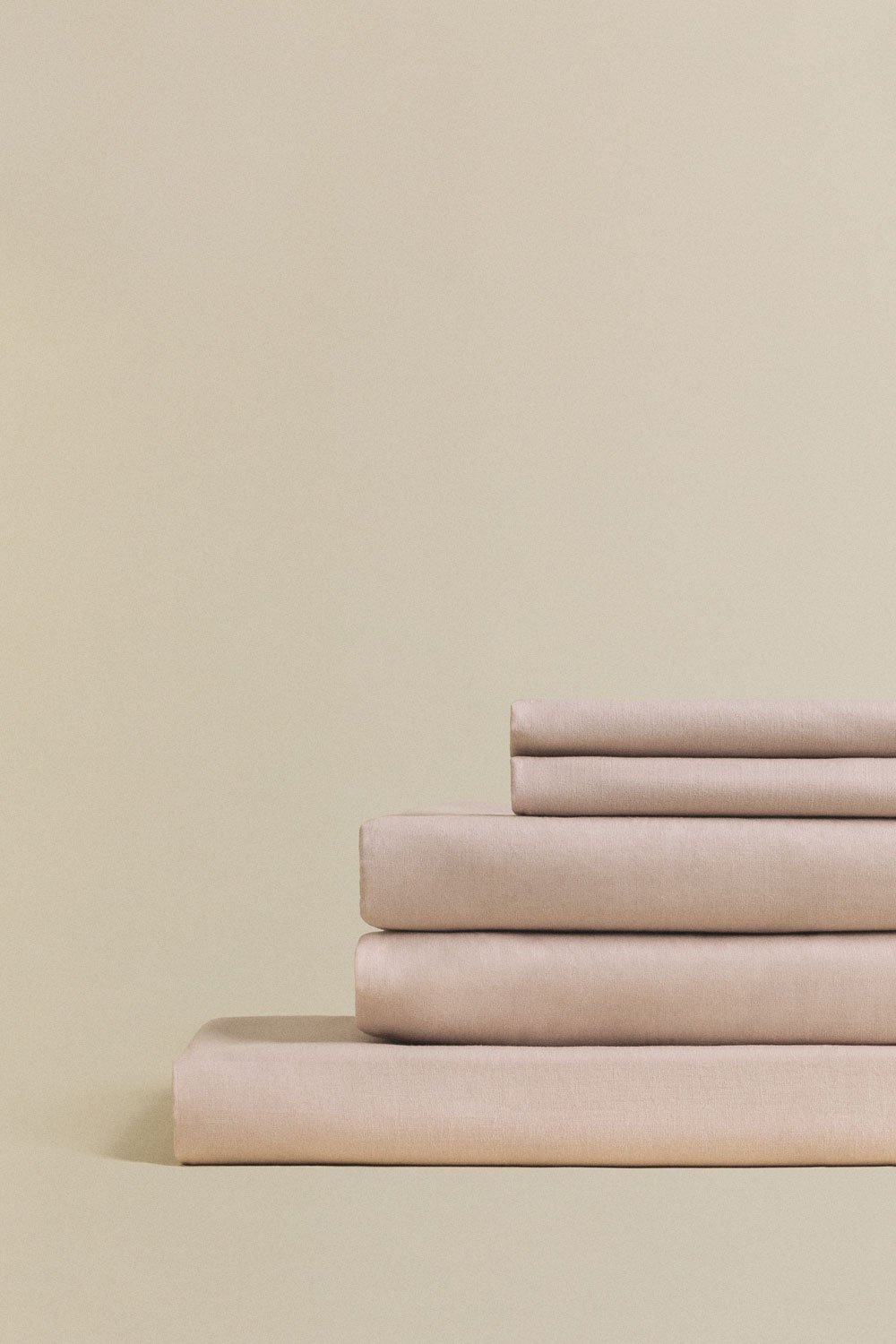 Lesia 180 thread count percale cotton top sheet, gallery image 5