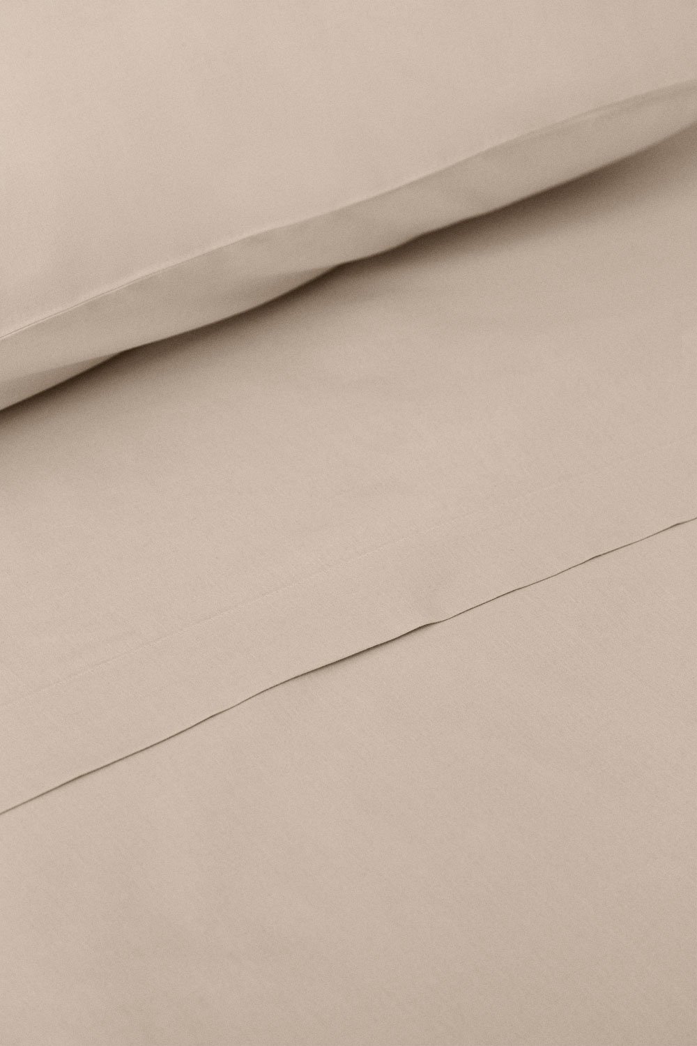 Lesia 180 thread count percale cotton top sheet, gallery image 2