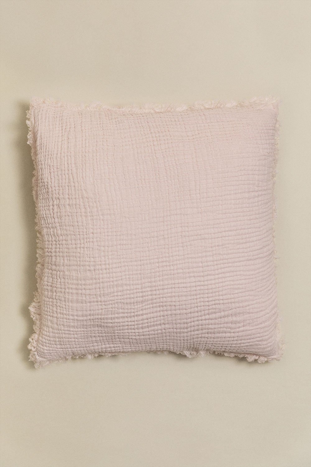 Square Cotton Gauze Cushion (45x45 cm) Jobert, gallery image 2