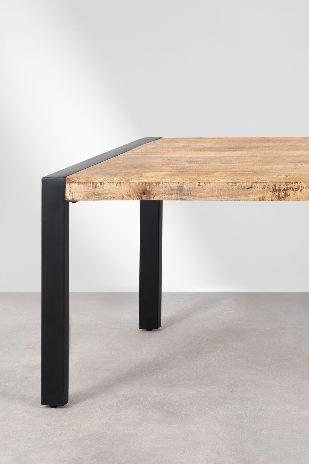 Rectangular dining table in mango wood (160x90 cm) Acki, gallery image 3