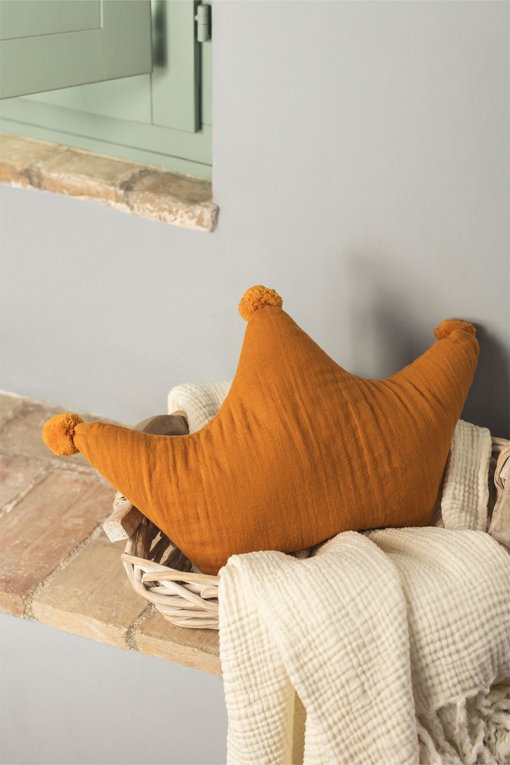 Margate Kids Cotton Cushion, gallery image 1