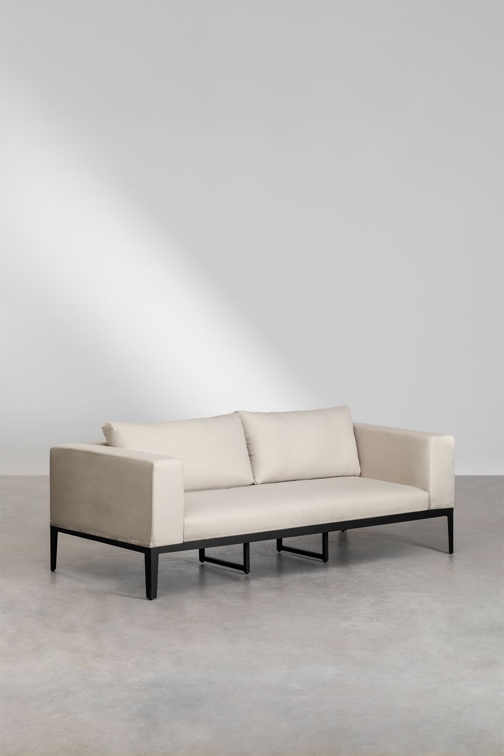 3 Seater Garden Sofa in Aluminum and Steel Taranis , gallery image 2