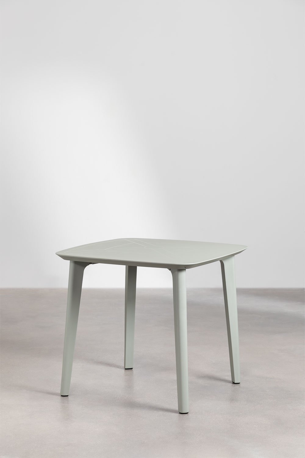 Square garden table 85x85 cm in Scand polypropylene, gallery image 3