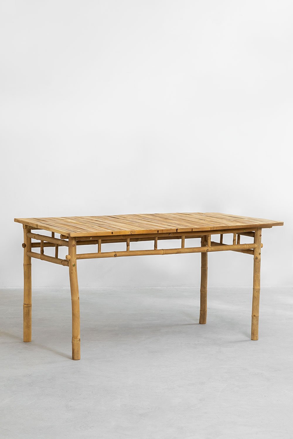 Rectangular Bamboo Garden Table (150x80 cm) Marilin, gallery image 3