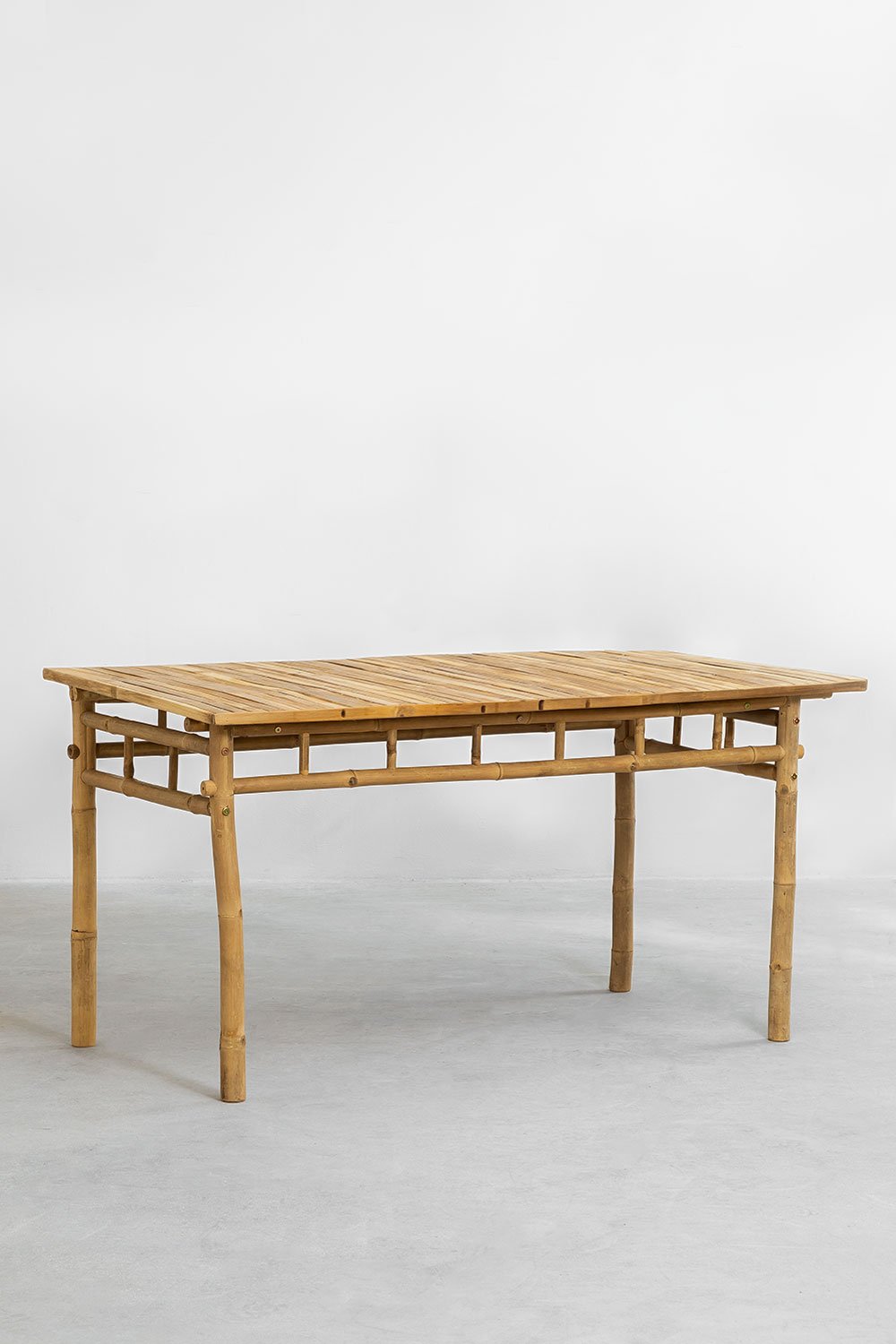 Rectangular Bamboo Dining Table (150x80 cm) Marilin, gallery image 2