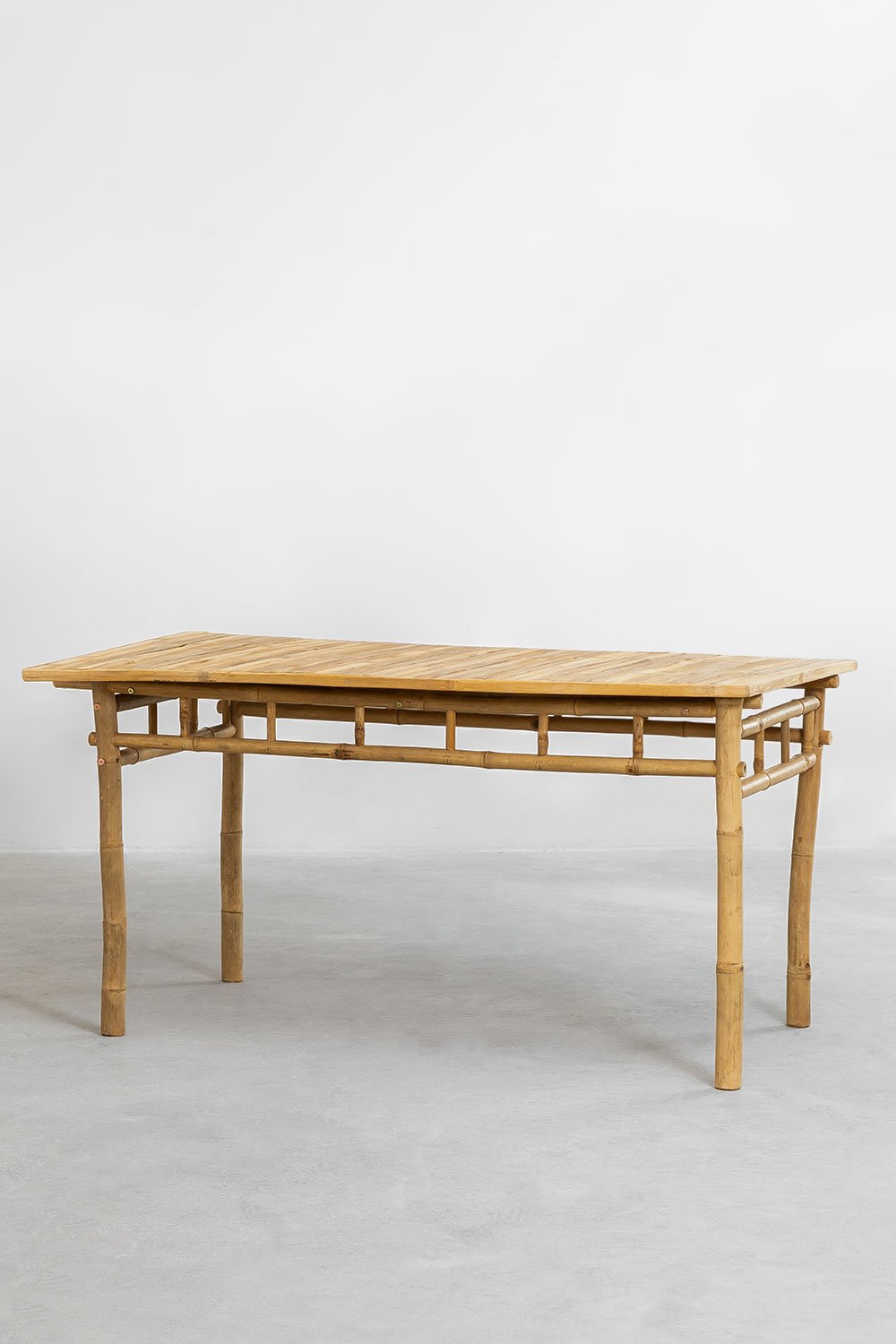 Rectangular Bamboo Dining Table (150x80 cm) Marilin, gallery image 4