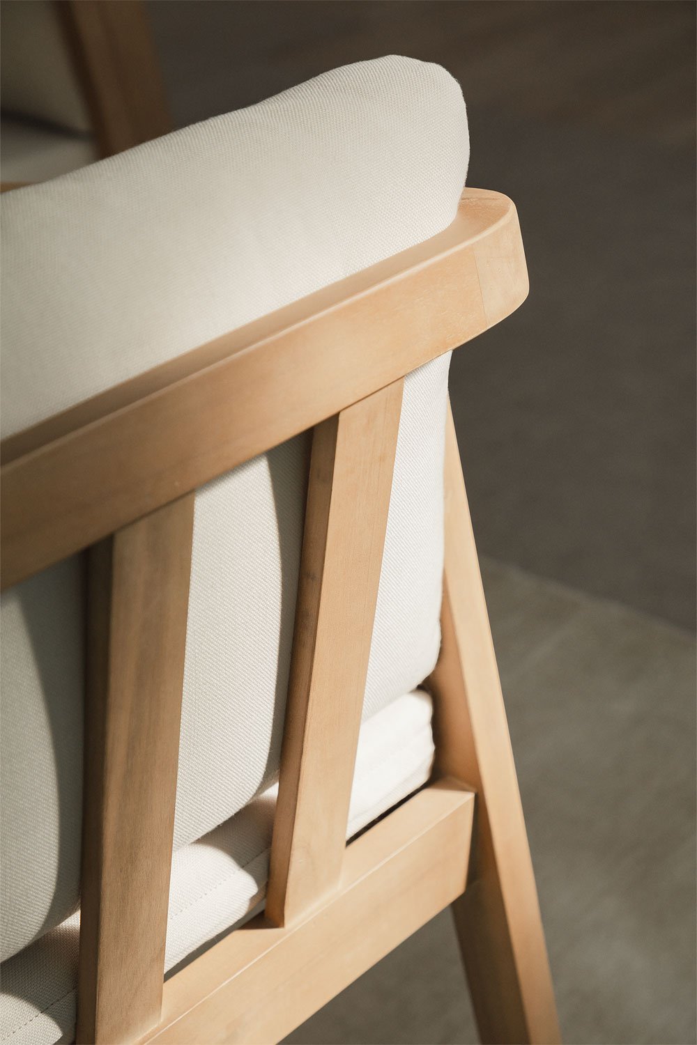 Kaela Acacia Wood Dining Chair, gallery image 2