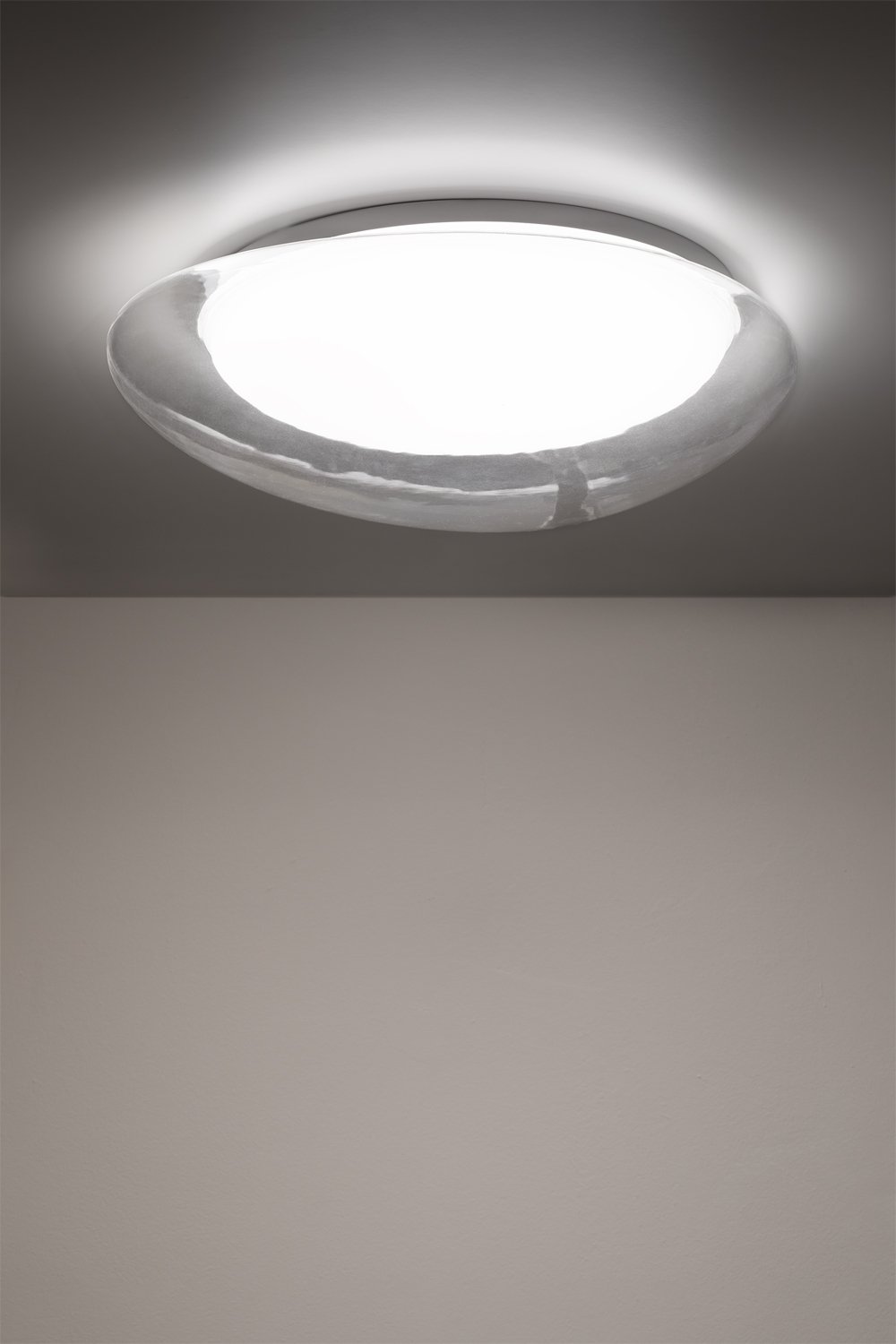 LED Ceiling Lamp in Methacrylate and Metal Salaviza , gallery image 2